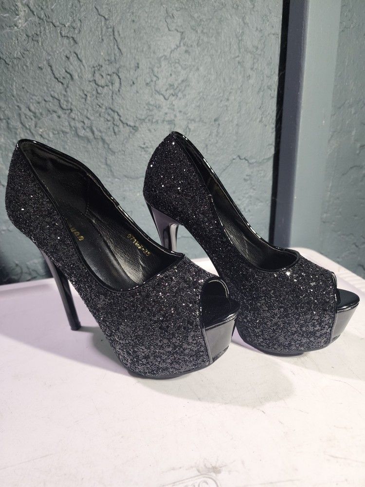Glittery Heels