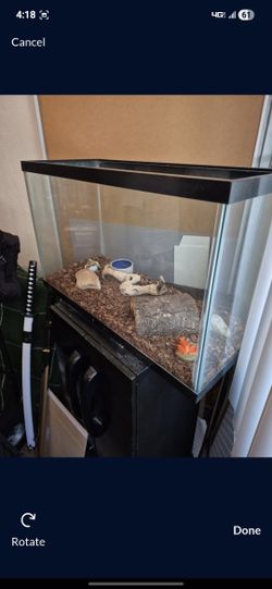 Reptile Tank /w Accessories