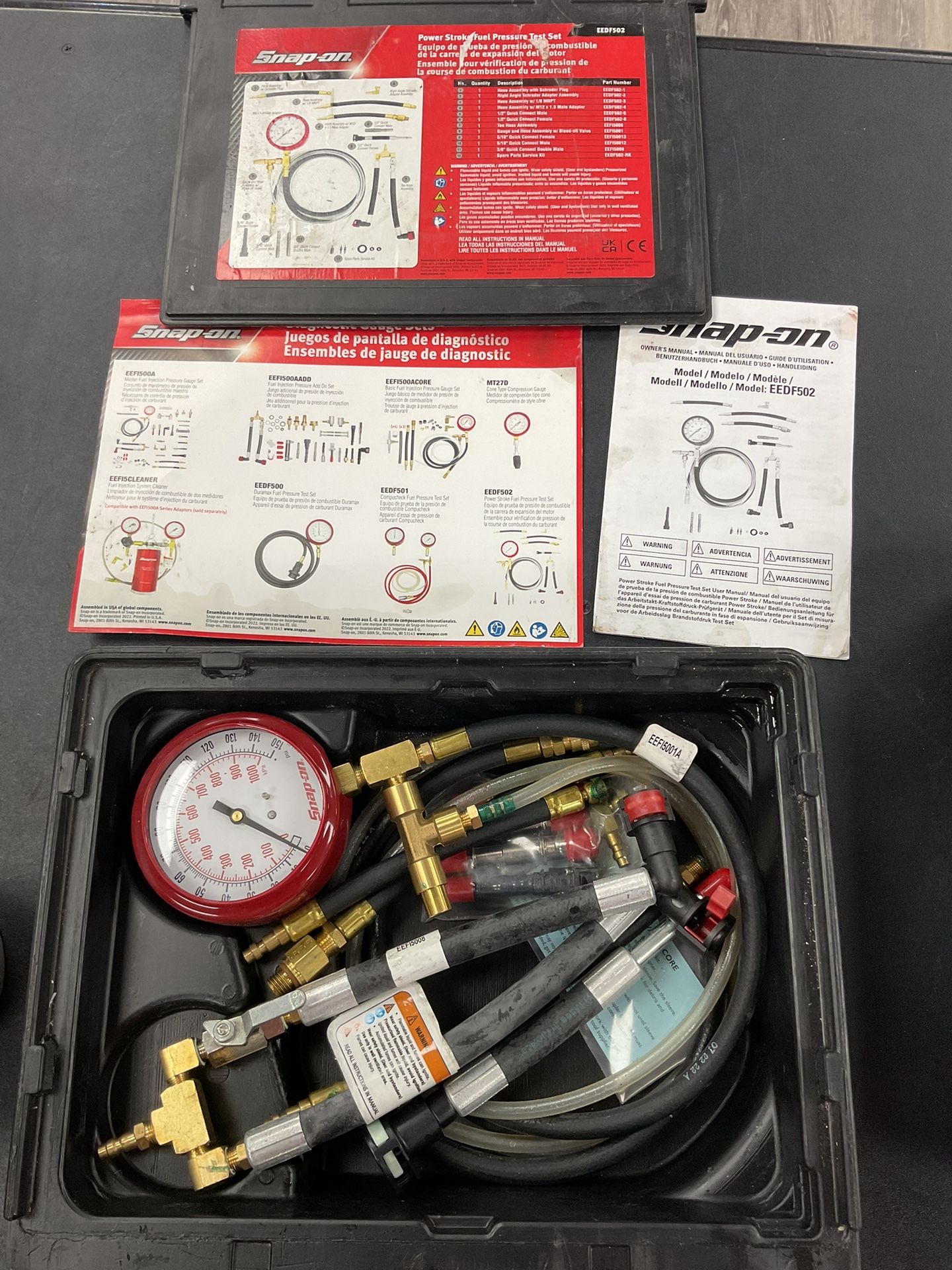 Snap On Used Power Stroke Fuel Pressure Kit
