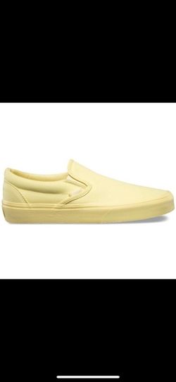 Vans pastel yellow
