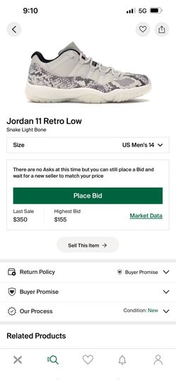 Jordan 11 Low Size 14