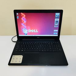 DELL  LAPTOP 2 Core CPU @ 1.8GHz. 8G DDR4, 128G M2 NVme, 500G HDD. 15,6” Screen, WIFI, Bluet USB3, Camera, HDMI, Speaker, New Battery, Charguer, Win10