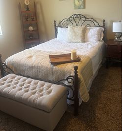 Bed and Nightstand