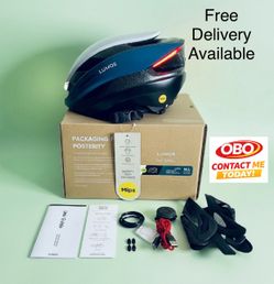 OBO New Other Lumos Ultra Size M/L Bluetooth Deep Blue Mix Smart Helmet With Remote