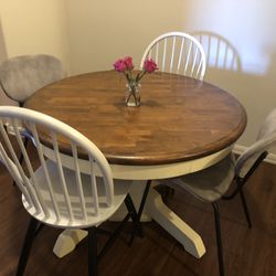 Dining Table Set (Table Wt 4 Chairs)