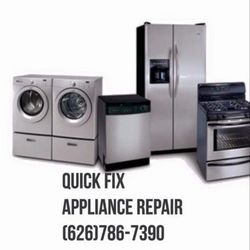 Washer, Dryer, refrigerator repair