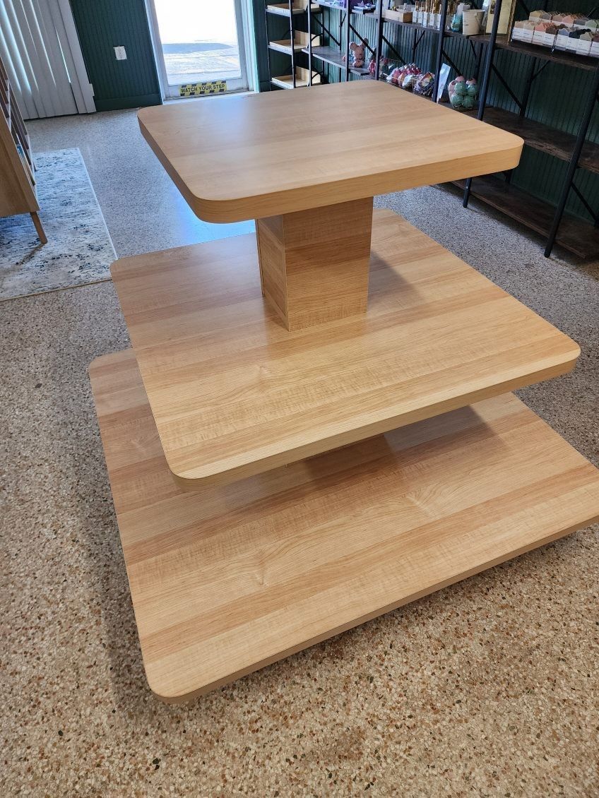 3 Tier Wooden Display