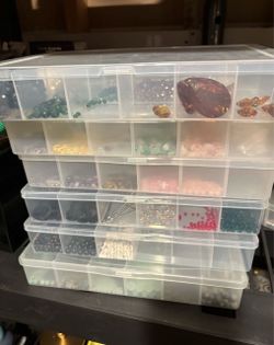 TONS of beads and crafting items