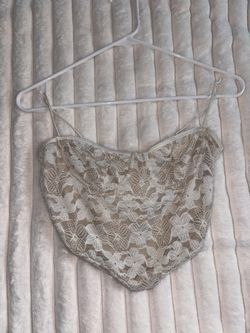 Laced crop top