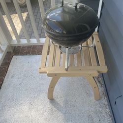 Small Black Weber Smokey Joe Charcoal Grill