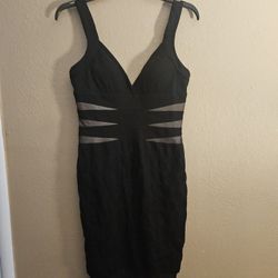 Black Strapless Mini Dress Sz 8