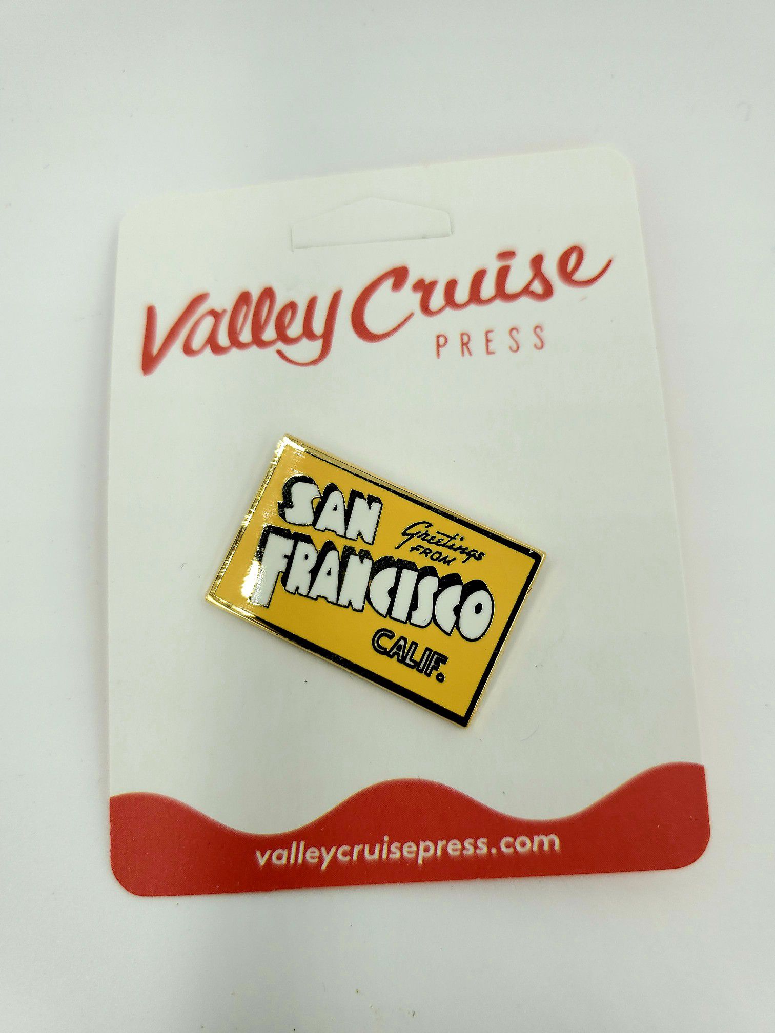 Brand new Valley Cruise San Francisco pin