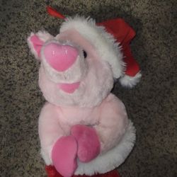 Pink Pig Christmas Stocking 