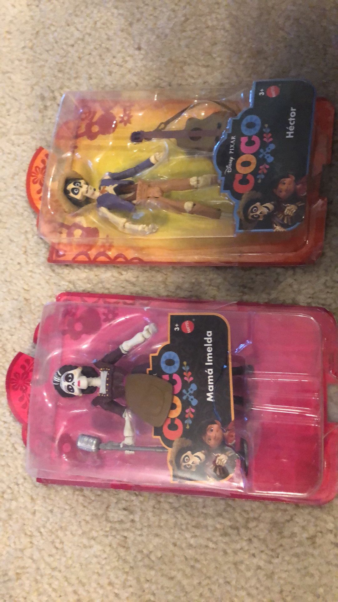 Disney Pixar Coco Mama Imelda & Hector Figures