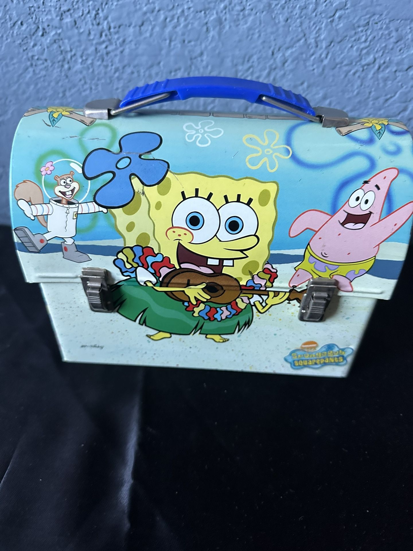 Spongebob Aloha Mini Metal Tin Lunch Box