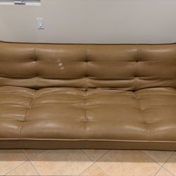 Gently used Urban Outfitters Leather XL Sleeper Sofa