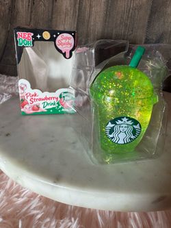 Pink Strawberry Drink Squishy
