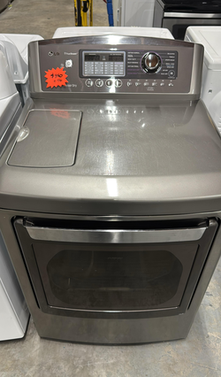 LG Front Load Steam Dryer – Graphite Steel, Sensor Dry