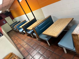 Restaurant booths , best offer takes them , must pick up