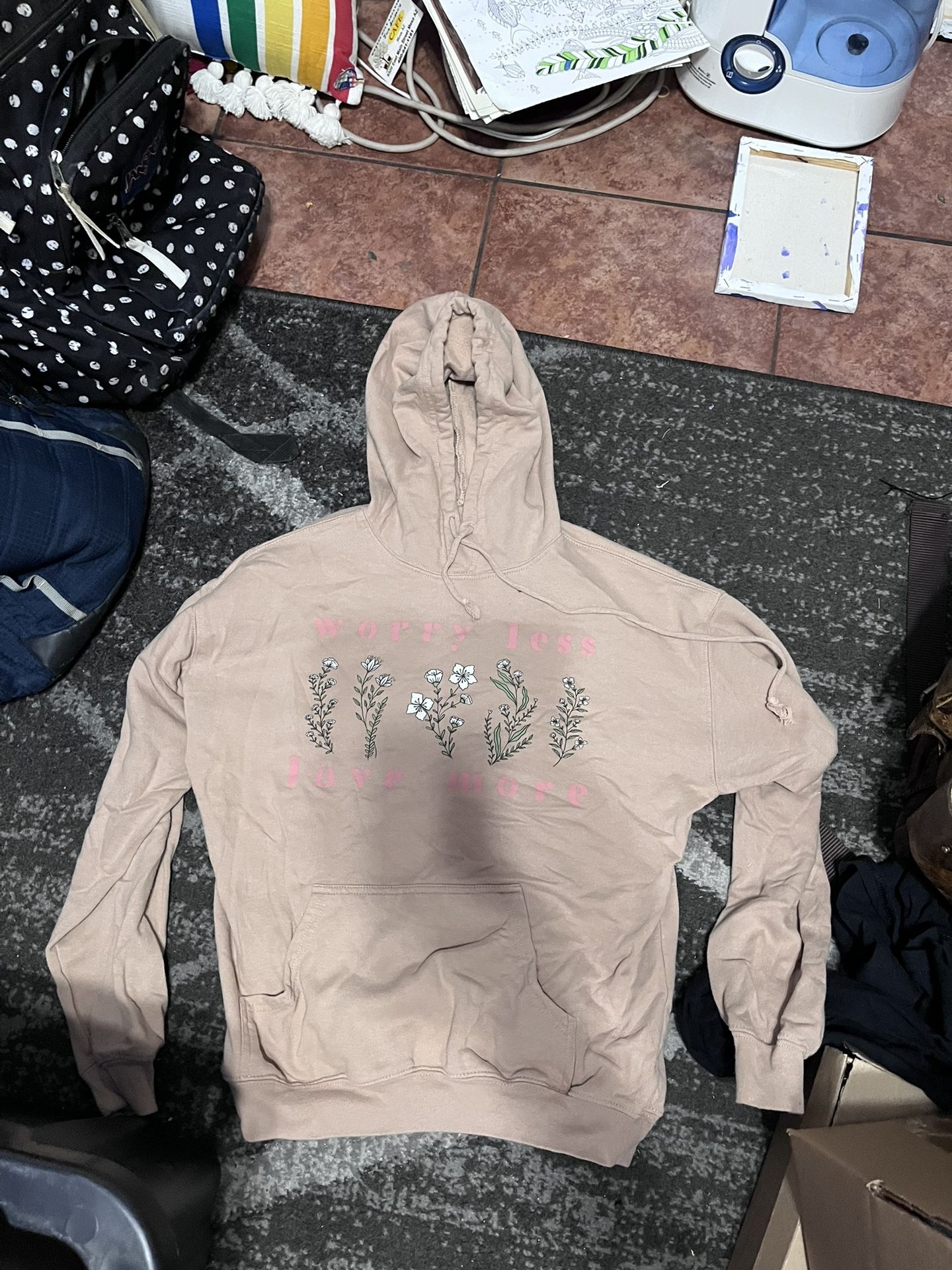 Tan Hoodie Jacket
