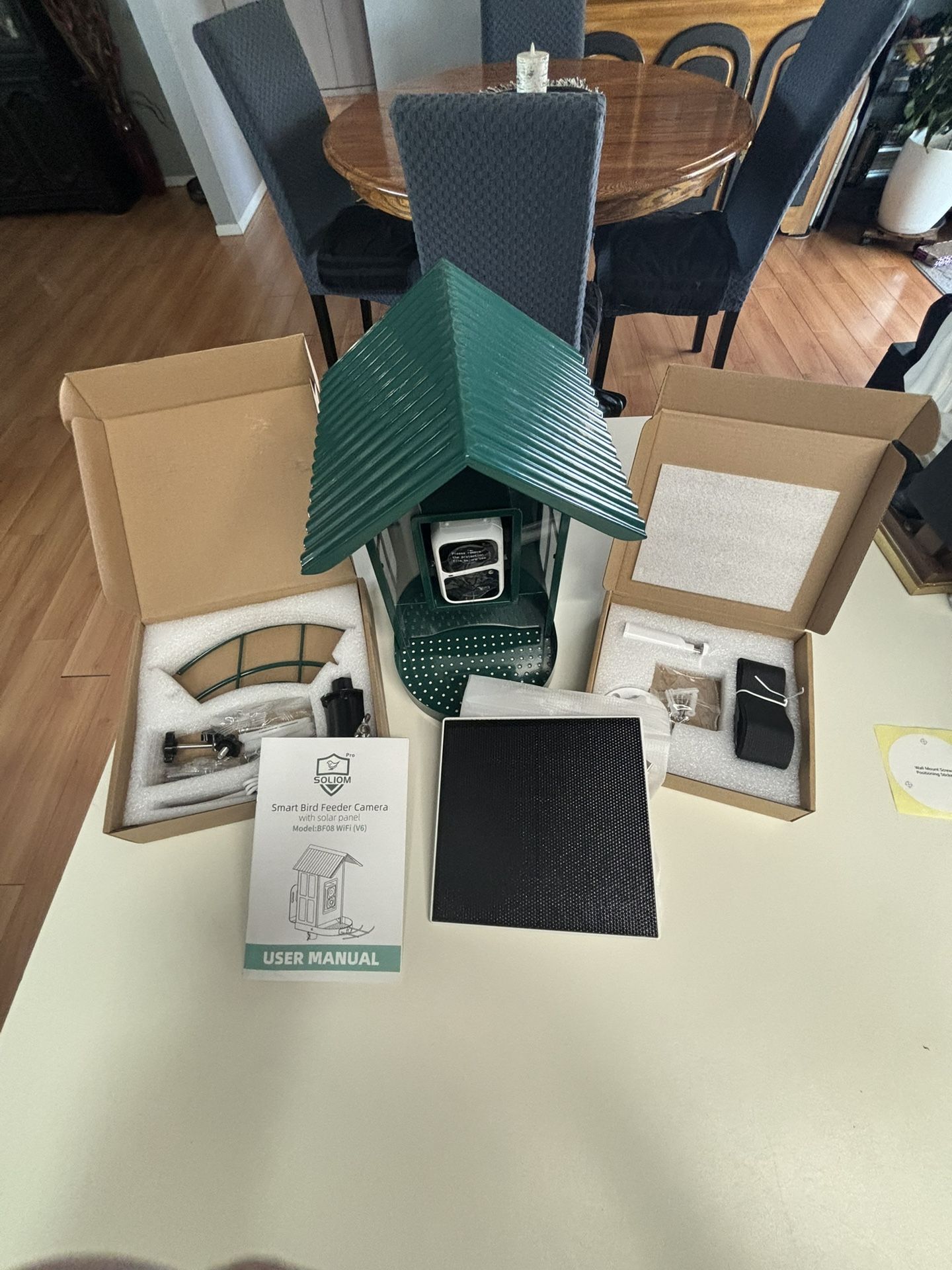 Smart Bird Feeder Wireless Camera Soliom BF08