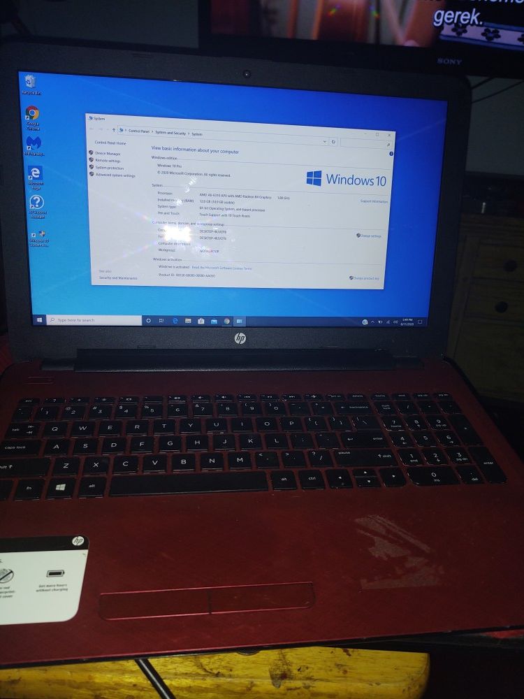 HP sleekbook 15