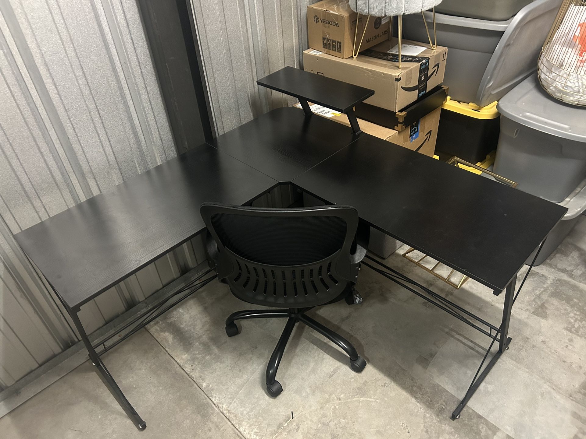 Computer Desk and Chair