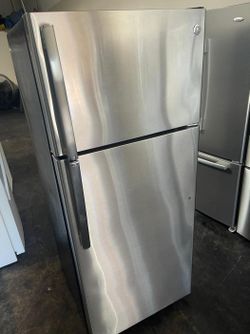 GE  Top Mount Stainless Refrigerator
