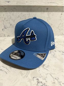 Mb new era Atlanta Braves blue 9fifty a frame SnapBack hats