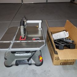 Rockwell Portable Table Saw (BladeRunner)  w/Wall Mount