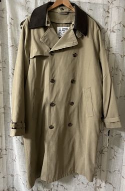 London Fog Men’sTrench Coat Beige New Size 40R