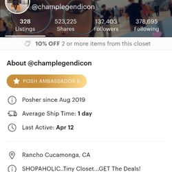 Selling 144 Pants, Shoes, Shirts, Sweaters, Bags From Poshmark Closet 