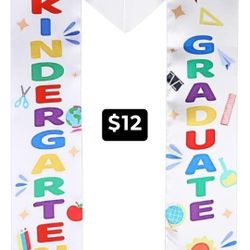 kindergarten stole graduation sash