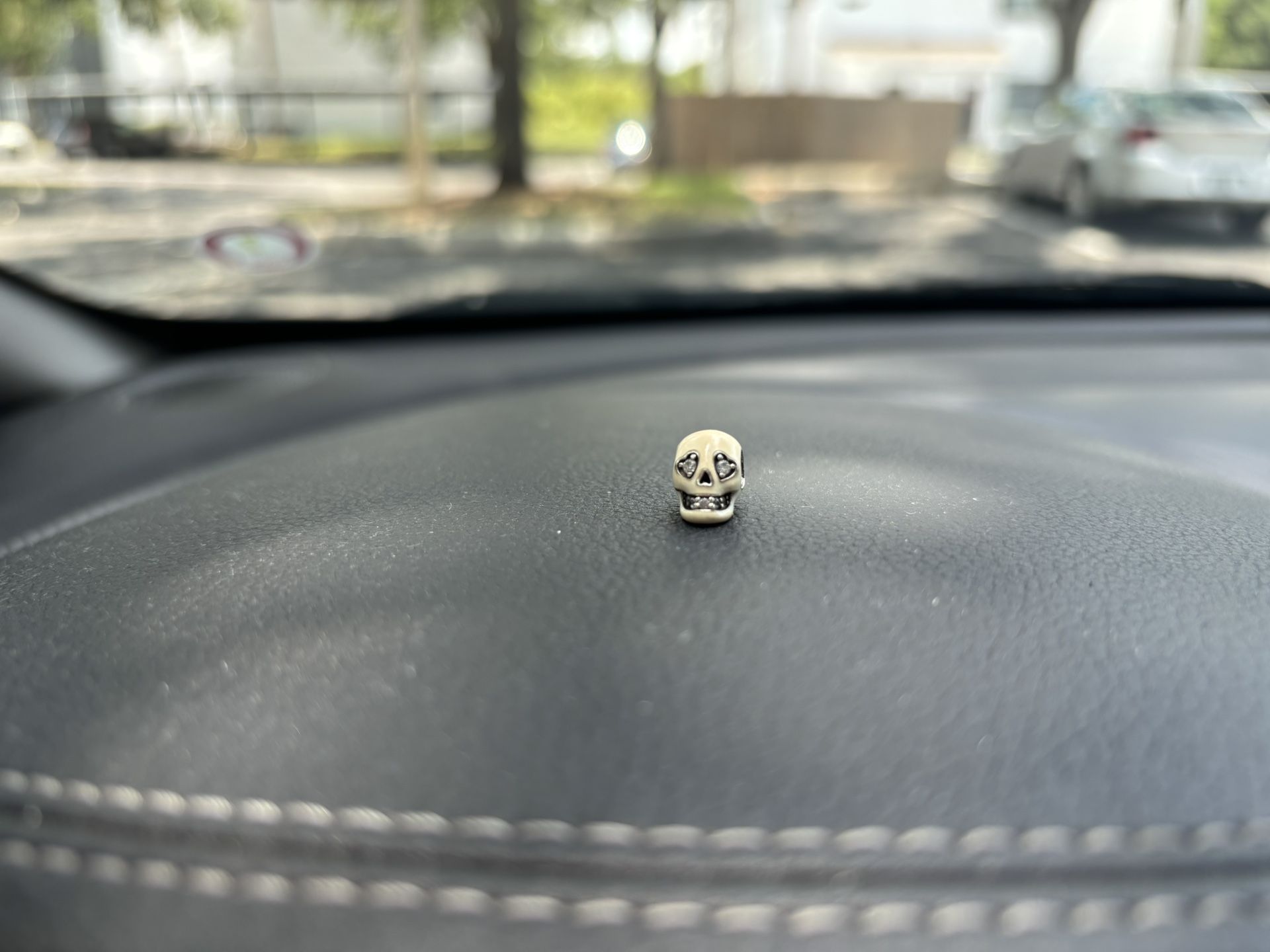 Pandora Glow In The Dark Skull Charm