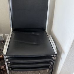 Black & Chrome Office Chair