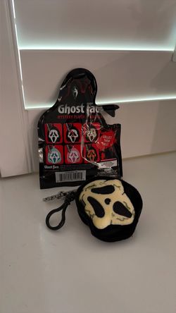 Ghost Face Plush Pendant