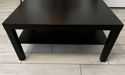IKEA LACK Coffee table, black-brown, 35 3/8x21 5/8 "