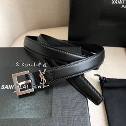 YSL Women Belt New With Box As Gift 