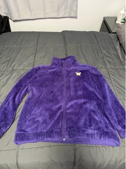 UW Huskies Champion Fleece Zip Jacket Size L