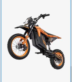 MilePop1 Electric Dirt Bike Teens Adults,3000W Motor|220Nm|MAX 31MPH|48V/25AH|30°Slope Electric Motorcycle with Hydraulic Brakes, Full Suspensions & M