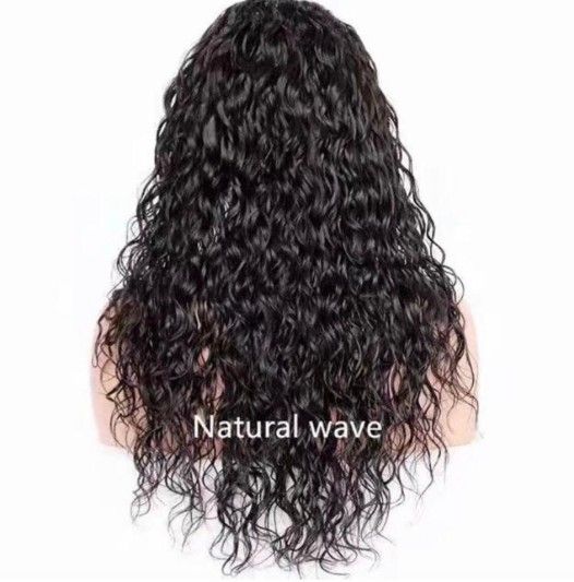 High Quality 13×4 Transparent Unprocessed Frontal Wigs Natural Wave Brazilian Virgin Human Hair Lace Frontal Wigs For Black Women Pre Plucked With Ela