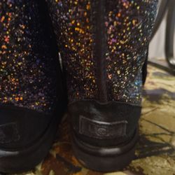 Size 7 Purple glitter Ugg Boots