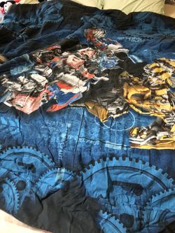 Children’s Comforter Transformers - Full Size Bed Washed, ready to use!