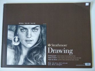 Strathmore Drawing Paper Pad - 18" x 24", 21 Sheets - $10