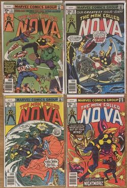 Bronze Age Marvel Nova Story Arc Lot (#15–18) – Spider-Man, Hulk, Iron Man & Captain America