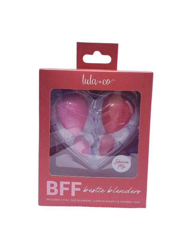 LULA + CO BBF Beauty's Bestie Blenders Best Friend 2 Full size & 2 Mini Blenders