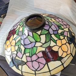 Tiffany Leaded Glass Lamp Shade 