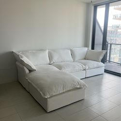 White cloud sectional (NEW SETS)