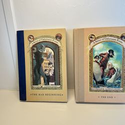 A Series of Unfortunate Events  1 Hardcover 2 pieces 