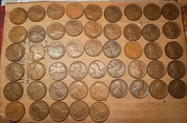 For sale-1st year 1909 p wheat pennies